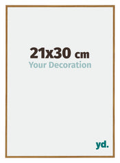 Evry Plastique Cadre Photo 21x30cm Hêtre Clairo De Face Mesure | Yourdecoration.fr