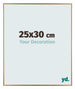 Evry Plastique Cadre Photo 25x30cm Or De Face Mesure | Yourdecoration.fr