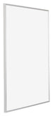Evry Plastique Cadre Photo 25x35cm Argent De Face Oblique | Yourdecoration.fr