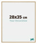 Evry Plastique Cadre Photo 28x35cm Hêtre Clairo De Face Mesure | Yourdecoration.fr