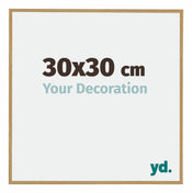 Evry Plastique Cadre Photo 30x30cm Hêtre Clairo De Face Mesure | Yourdecoration.fr