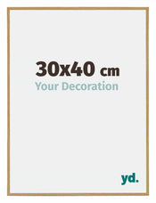 Evry Plastique Cadre Photo 30x40cm Hêtre Clairo De Face Mesure | Yourdecoration.fr