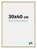 Evry Plastique Cadre Photo 30x40cm Hêtre Clairo De Face Mesure | Yourdecoration.fr
