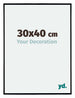 Evry Plastique Cadre Photo 30x40cm Noir Mat De Face Mesure | Yourdecoration.fr