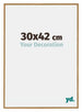 Evry Plastique Cadre Photo 30x42cm Hêtre Clairo De Face Mesure | Yourdecoration.fr