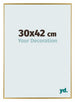 Evry Plastique Cadre Photo 30x42cm Or De Face Mesure | Yourdecoration.fr