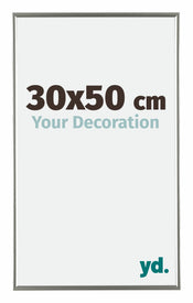 Evry Plastique Cadre Photo 30x50cm Champagne De Face Mesure | Yourdecoration.fr