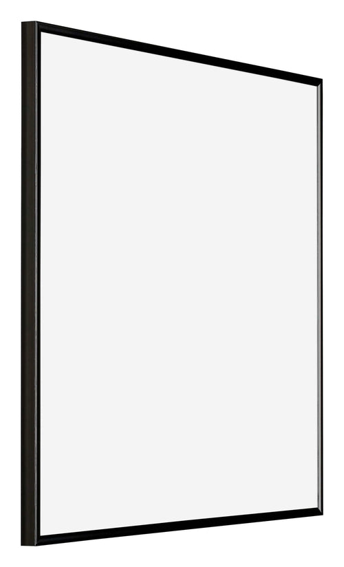 Evry Plastique Cadre Photo 35x35cm Noir Tres Brillant De Face Oblique | Yourdecoration.fr