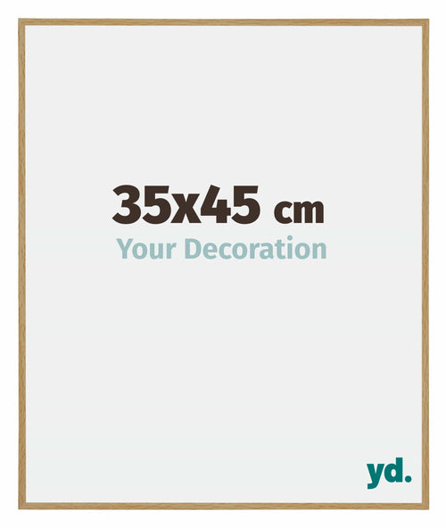 Evry Plastique Cadre Photo 35x45cm Hêtre Clairo De Face Mesure | Yourdecoration.fr