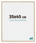 Evry Plastique Cadre Photo 35x45cm Hêtre Clairo De Face Mesure | Yourdecoration.fr