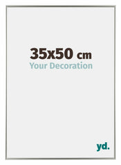 Evry Plastique Cadre Photo 35x50cm Champagne De Face Mesure | Yourdecoration.fr