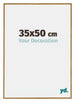 Evry Plastique Cadre Photo 35x50cm Hêtre Clairo De Face Mesure | Yourdecoration.fr