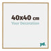 Evry Plastique Cadre Photo 40x40cm Hêtre Clairo De Face Mesure | Yourdecoration.fr