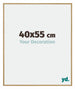 Evry Plastique Cadre Photo 40x55cm Hêtre Clairo De Face Mesure | Yourdecoration.fr