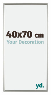 Evry Plastique Cadre Photo 40x70cm Champagne De Face Mesure | Yourdecoration.fr
