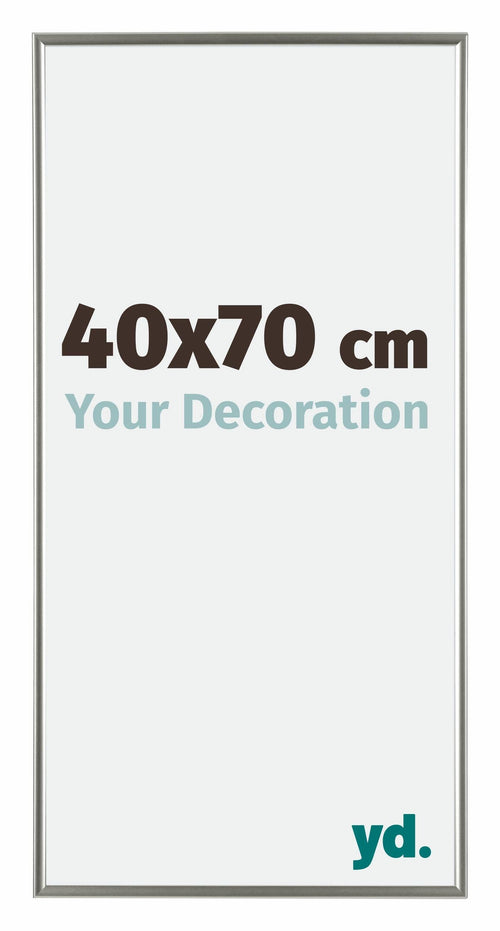 Evry Plastique Cadre Photo 40x70cm Champagne De Face Mesure | Yourdecoration.fr