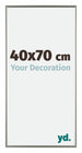 Evry Plastique Cadre Photo 40x70cm Champagne De Face Mesure | Yourdecoration.fr