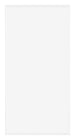 Evry Plastique Cadre Photo 40x80cm Blanc Brillant De Face | Yourdecoration.fr
