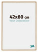 Evry Plastique Cadre Photo 42x60cm Hêtre Clairo De Face Mesure | Yourdecoration.fr