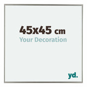 Evry Plastique Cadre Photo 45x45cm Champagne De Face Mesure | Yourdecoration.fr
