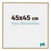 Evry Plastique Cadre Photo 45x45cm Hêtre Clairo De Face Mesure | Yourdecoration.fr