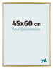 Evry Plastique Cadre Photo 45x60cm Or De Face Mesure | Yourdecoration.fr
