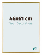 Evry Plastique Cadre Photo 46x61cm Or De Face Mesure | Yourdecoration.fr