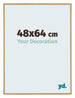 Evry Plastique Cadre Photo 48x64cm Hetre Clair De Face Mesure | Yourdecoration.fr
