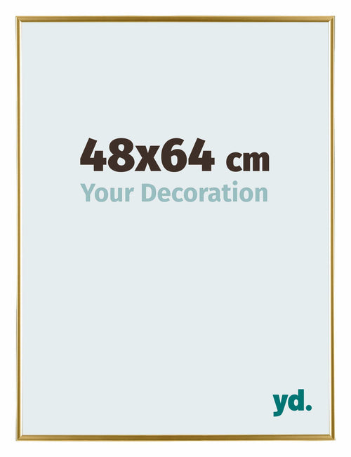 Evry Plastique Cadre Photo 48x64cm Or De Face Mesure | Yourdecoration.fr