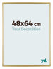 Evry Plastique Cadre Photo 48x64cm Or De Face Mesure | Yourdecoration.fr