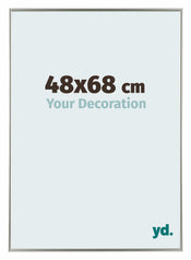 Evry Plastique Cadre Photo 48x68cm Champagne De Face Mesure | Yourdecoration.fr