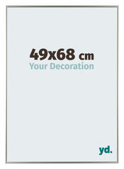 Evry Plastique Cadre Photo 49x68cm Champagne De Face Mesure | Yourdecoration.fr