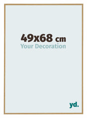 Evry Plastique Cadre Photo 49x68cm Hetre Clair De Face Mesure | Yourdecoration.fr