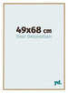 Evry Plastique Cadre Photo 49x68cm Hetre Clair De Face Mesure | Yourdecoration.fr