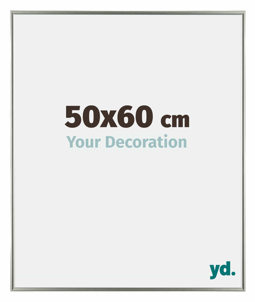 Evry Plastique Cadre Photo 50x60cm Champagne De Face Mesure | Yourdecoration.fr