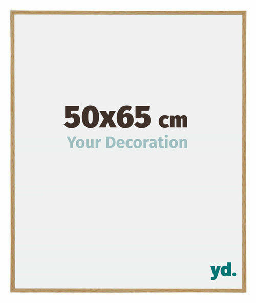 Evry Plastique Cadre Photo 50x65cm Hêtre Clairo De Face Mesure | Yourdecoration.fr