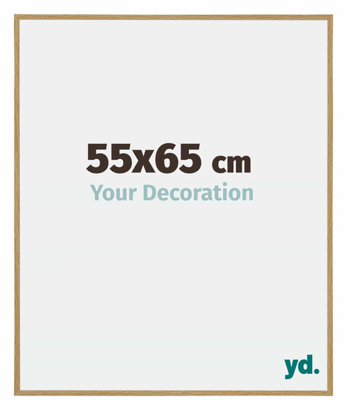 Evry Plastique Cadre Photo 55x65cm Hêtre Clairo De Face Mesure | Yourdecoration.fr
