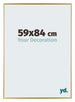 Evry Plastique Cadre Photo 59x84cm Or De Face Mesure | Yourdecoration.fr