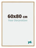 Evry Plastique Cadre Photo 60x80cm Hêtre Clairo De Face Mesure | Yourdecoration.fr