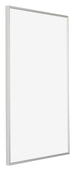 Evry Plastique Cadre Photo 62x93cm Argent De Face Oblique | Yourdecoration.fr