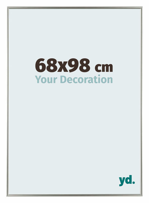 Evry Plastique Cadre Photo 68x98cm Champagne De Face Mesure | Yourdecoration.fr