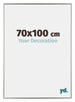 Evry Plastique Cadre Photo 70x100cm Champagne De Face Mesure | Yourdecoration.fr