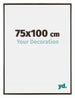 Evry Plastique Cadre Photo 75x100cm Anthracite De Face Mesure | Yourdecoration.fr