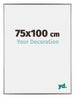 Evry Plastique Cadre Photo 75x100cm Champagne De Face Mesure | Yourdecoration.fr