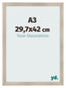 Cadre Photo A3 - 29,7x42 cm - Chêne Clair - MDF - Pisa