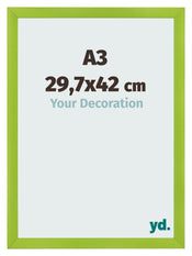 Cadre Photo A3 - 29,7x42 cm - Vert - MDF - Pisa