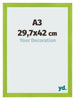 Cadre Photo A3 - 29,7x42 cm - Vert - MDF - Pisa