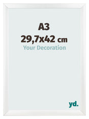Cadre Photo A3 - 29,7x42 cm - Blanc Mat - MDF - Pisa