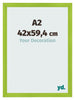 Cadre Photo A2 - 42x59,4 cm - Vert - MDF - Pisa