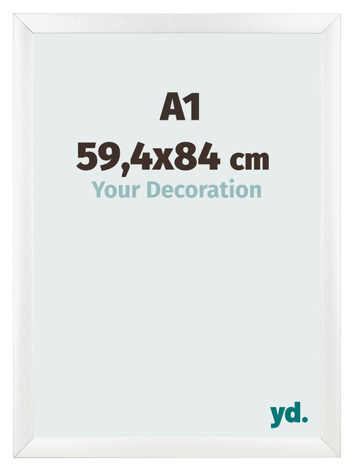 Cadre Photo A1 - 59,4x84 cm - Blanc Mat - MDF - Pisa